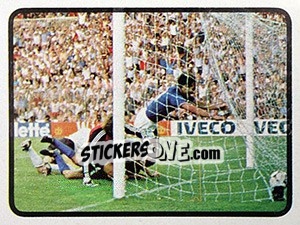 Sticker Italia - Germania Ovest 3-1 - Calciatori 1982-1983 - Panini