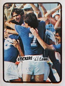 Figurina Italia - Germania Ovest 3-1 - Calciatori 1982-1983 - Panini