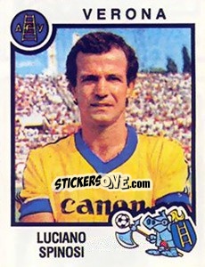 Cromo Liuciano Spinosi - Calciatori 1982-1983 - Panini