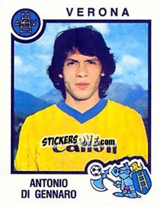 Sticker Antonio Di Gennaro - Calciatori 1982-1983 n. 344 - Panini