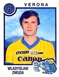 Sticker Wladyslaw Zmuda - Calciatori 1982-1983 n. 347 - Panini