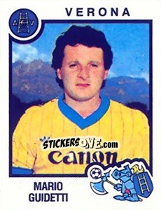 Sticker Mario Guidetti - Calciatori 1982-1983 n. 349 - Panini