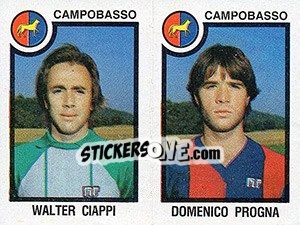 Sticker Walter Ciappi / Domenico Progna - Calciatori 1982-1983 n. 394 - Panini