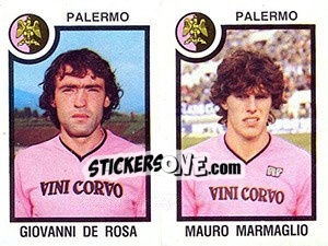 Sticker Giovanni De Rosa / Mauro Marmaglio - Calciatori 1982-1983 n. 506 - Panini