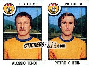 Sticker Alessio Tendi / Pietro Ghedin