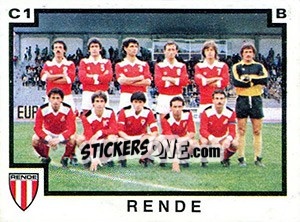 Sticker Squadra Rende - Calciatori 1982-1983 n. 541 - Panini
