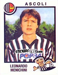 Sticker Leonardo Menichini - Calciatori 1982-1983 n. 4 - Panini