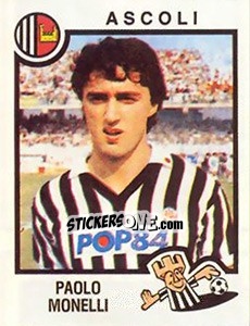 Sticker Paolo Monelli - Calciatori 1982-1983 - Panini