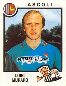 Sticker Luigi Muraro - Calciatori 1982-1983 - Panini