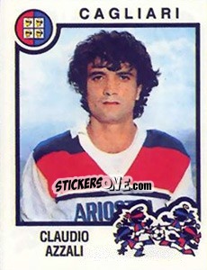 Sticker Claudio Azzali - Calciatori 1982-1983 n. 43 - Panini