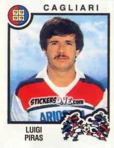 Cromo Luigi Piras - Calciatori 1982-1983 - Panini