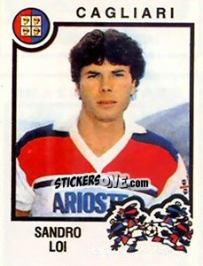 Sticker Sandro Loi - Calciatori 1982-1983 - Panini