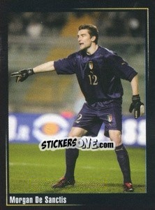 Sticker Morgan De Sanctis - Superalbum In Azzurro n. 8 - Panini