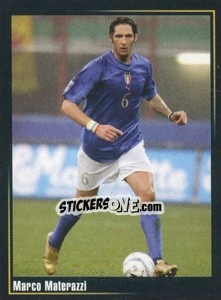 Sticker Marco Materazzi - Superalbum In Azzurro n. 15 - Panini