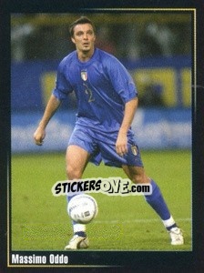 Sticker Massimo Oddo - Superalbum In Azzurro n. 17 - Panini