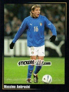 Sticker Massimo Ambrosini - Superalbum In Azzurro - Panini