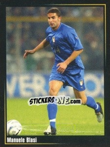 Sticker Manuele Blasi - Superalbum In Azzurro n. 23 - Panini