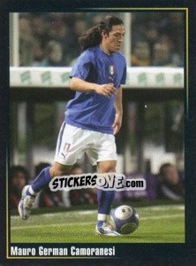 Sticker Mauro German Camoranesi - Superalbum In Azzurro n. 24 - Panini