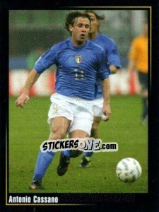 Sticker Antonio Cassano - Superalbum In Azzurro n. 30 - Panini
