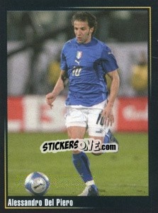 Sticker Alessandro Del Piero - Superalbum In Azzurro n. 31 - Panini