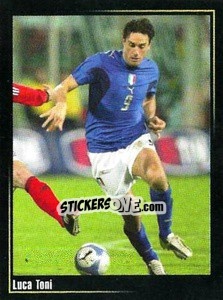Sticker Luca Toni - Superalbum In Azzurro n. 36 - Panini
