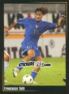 Sticker Francesco Totti - Superalbum In Azzurro n. 37 - Panini