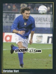 Sticker Christian Vieri - Superalbum In Azzurro n. 38 - Panini