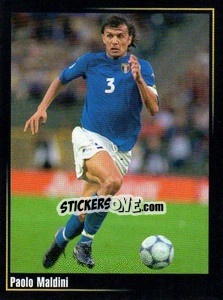 Sticker Paolo Maldini - Superalbum In Azzurro n. 63 - Panini