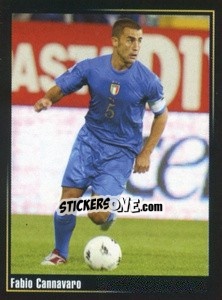 Sticker Fabio Cannavaro - Superalbum In Azzurro n. 69 - Panini