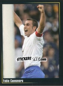 Sticker Fabio Cannavaro - Superalbum In Azzurro n. 70 - Panini