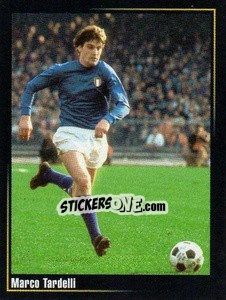 Sticker Marco Tardelli - Superalbum In Azzurro n. 71 - Panini