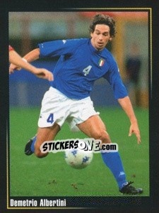 Sticker Demetrio Albertini - Superalbum In Azzurro n. 74 - Panini