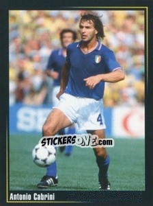 Sticker Antonio Cabrini - Superalbum In Azzurro n. 78 - Panini