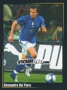 Sticker Alessandro Del Piero - Superalbum In Azzurro n. 79 - Panini