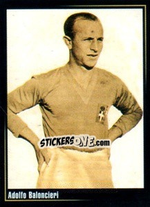 Cromo Adolfo Baloncieri - Superalbum In Azzurro n. 81 - Panini