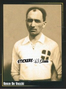 Cromo Renzo De Vecchi - Superalbum In Azzurro n. 82 - Panini