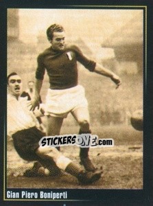 Sticker Gian Piero Boniperti - Superalbum In Azzurro n. 83 - Panini