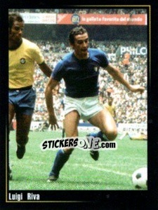 Sticker Luigi Riva - Superalbum In Azzurro n. 85 - Panini