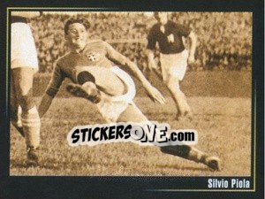 Sticker Silvio Piola - Superalbum In Azzurro n. 87 - Panini