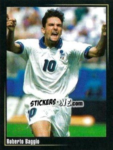 Sticker Roberto Baggio - Superalbum In Azzurro n. 88 - Panini