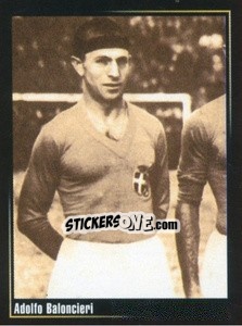 Sticker Adolfo Baloncieri - Superalbum In Azzurro n. 90 - Panini