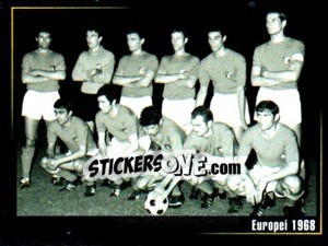 Sticker Europei 1968 - Superalbum In Azzurro - Panini