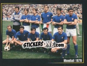 Sticker Mondiali 1970 - Superalbum In Azzurro n. 112 - Panini