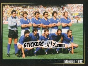 Sticker Mondiali 1982 - Superalbum In Azzurro n. 115 - Panini