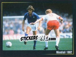 Sticker Mondiali 1982 - Superalbum In Azzurro n. 116 - Panini