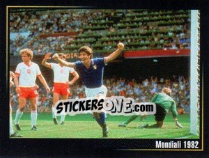 Sticker Mondiali 1982 - Superalbum In Azzurro n. 117 - Panini