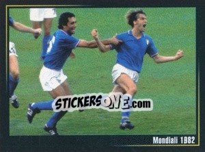 Sticker Mondiali 1982 - Superalbum In Azzurro n. 118 - Panini