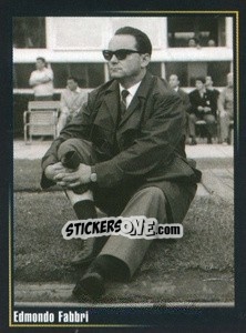 Sticker Edmondo Fabbri - Superalbum In Azzurro n. 132 - Panini