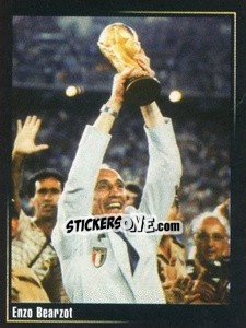 Sticker Enzo Bearzot - Superalbum In Azzurro n. 134 - Panini