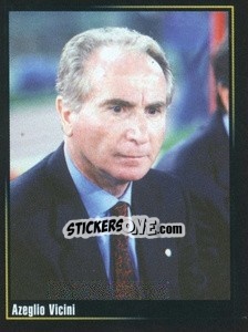 Sticker Azeglio Vicini - Superalbum In Azzurro n. 135 - Panini